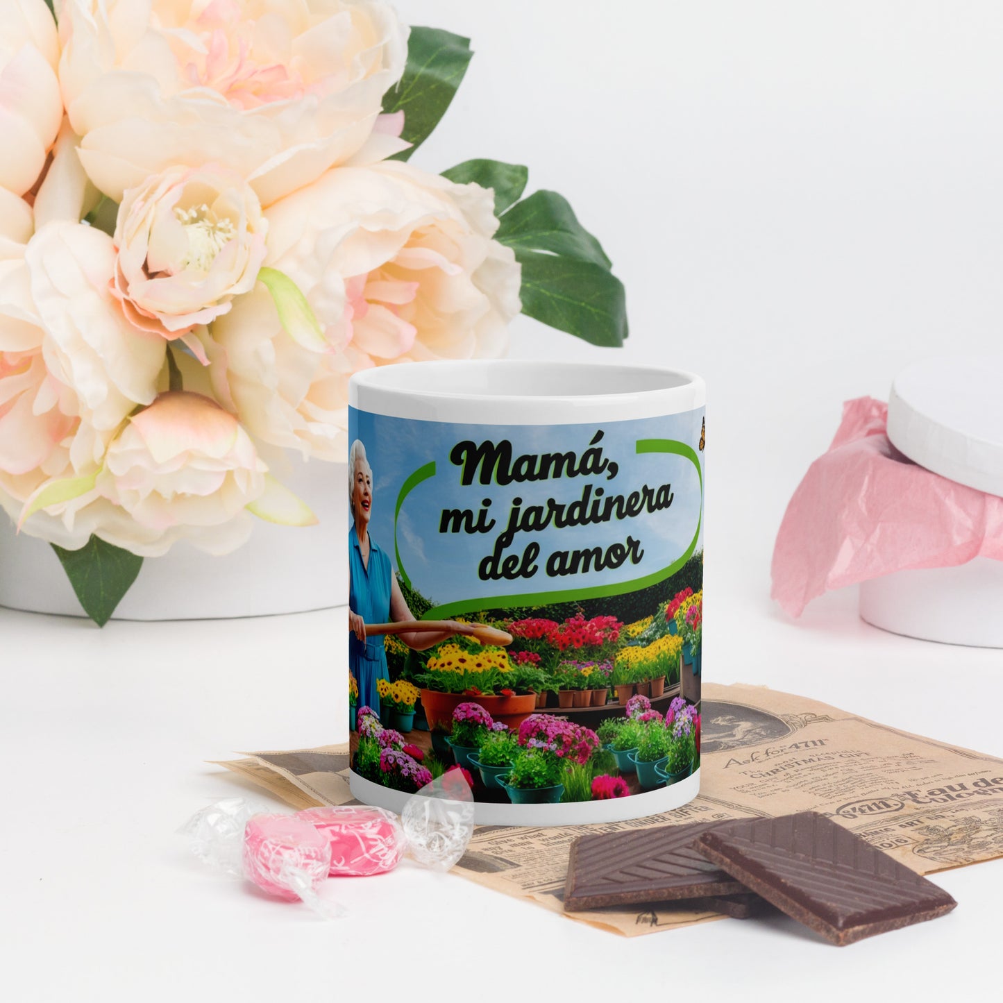 Taza Mamá Jardinera del Amor