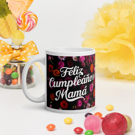 Taza Feliz Cumpleaños Mamá