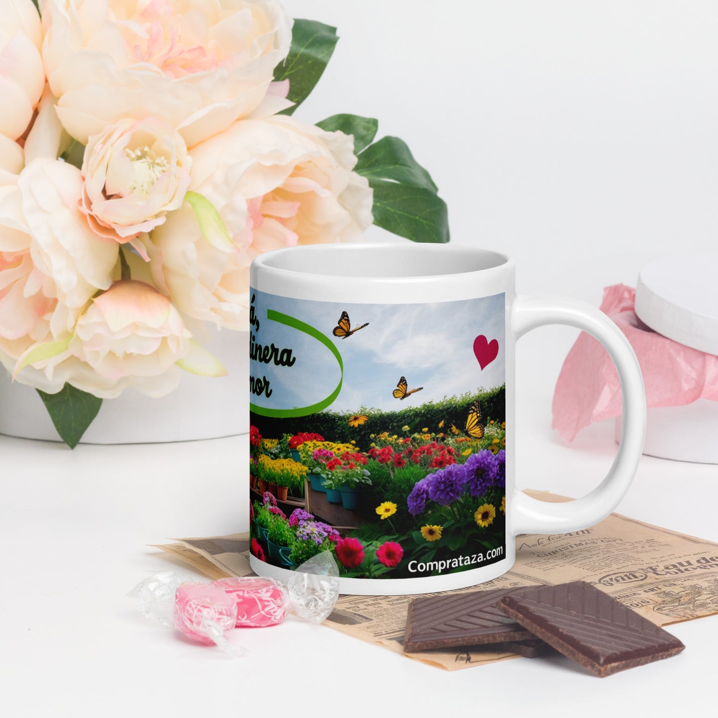 Taza Mamá Jardinera del Amor